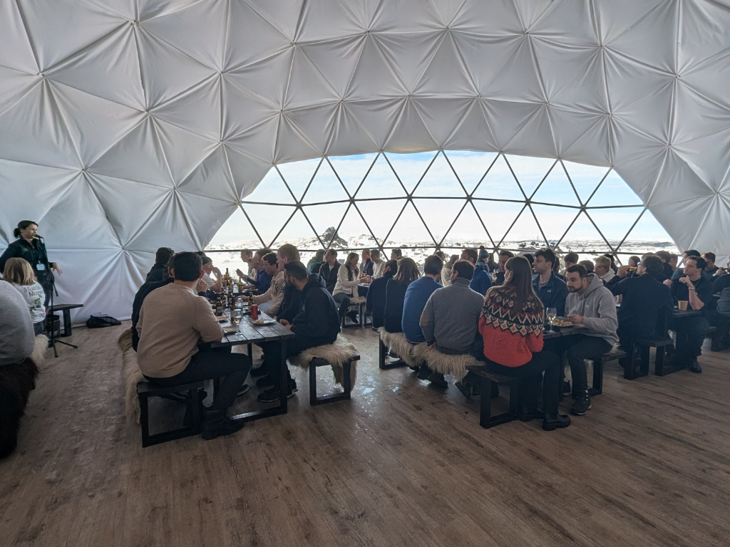 Corporate Retreat lunch at Auroura Basecamp