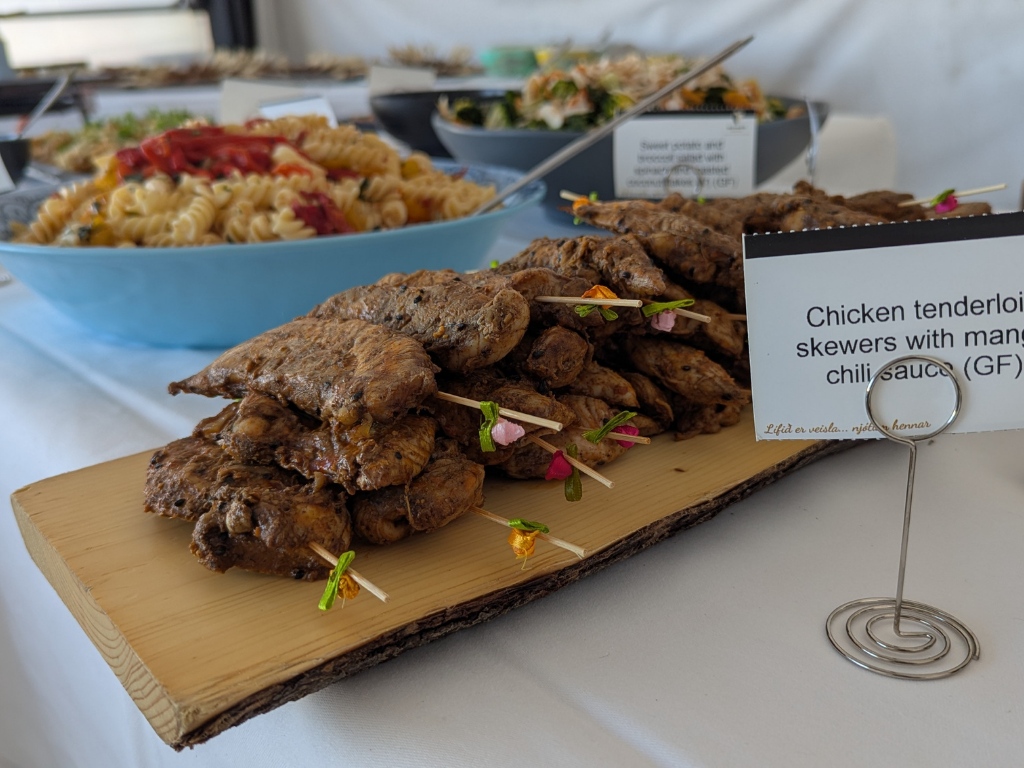 Corporate Retreat - Food display