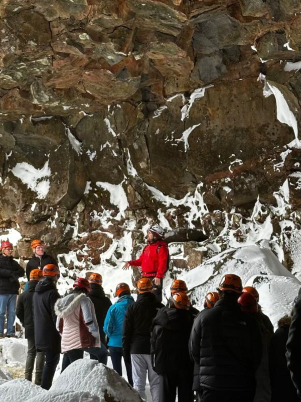 Lava Tunnel Raufarhólshellir visited during a Corportate Retreat in Iceland